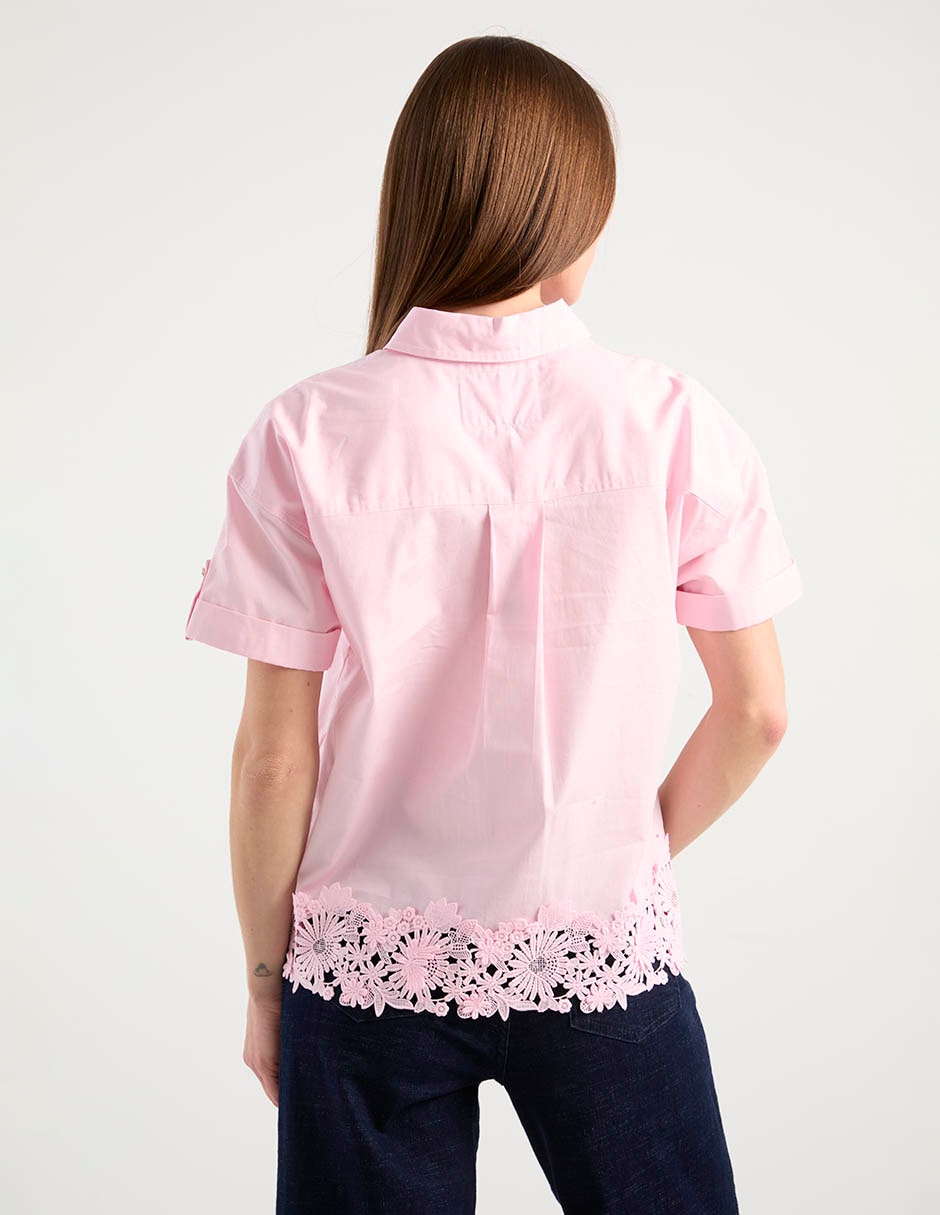 Blusa spring 26 "manga" corta "para mujer" 6