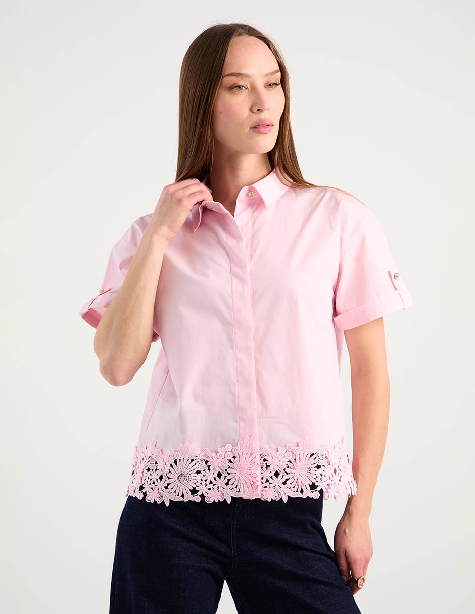 Blusa spring 26 'manga' corta 'para mujer'