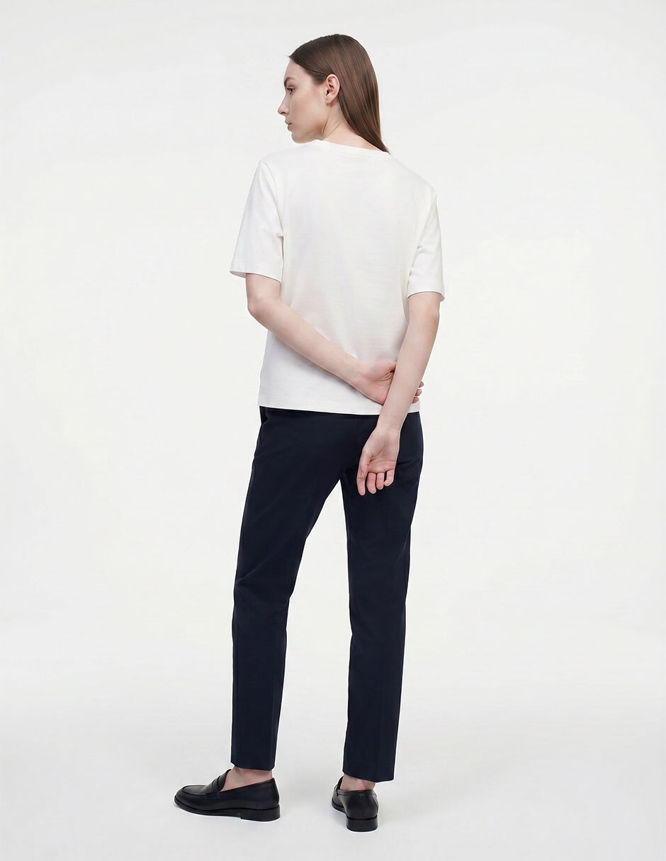 Blusa manga corta para mujer 4