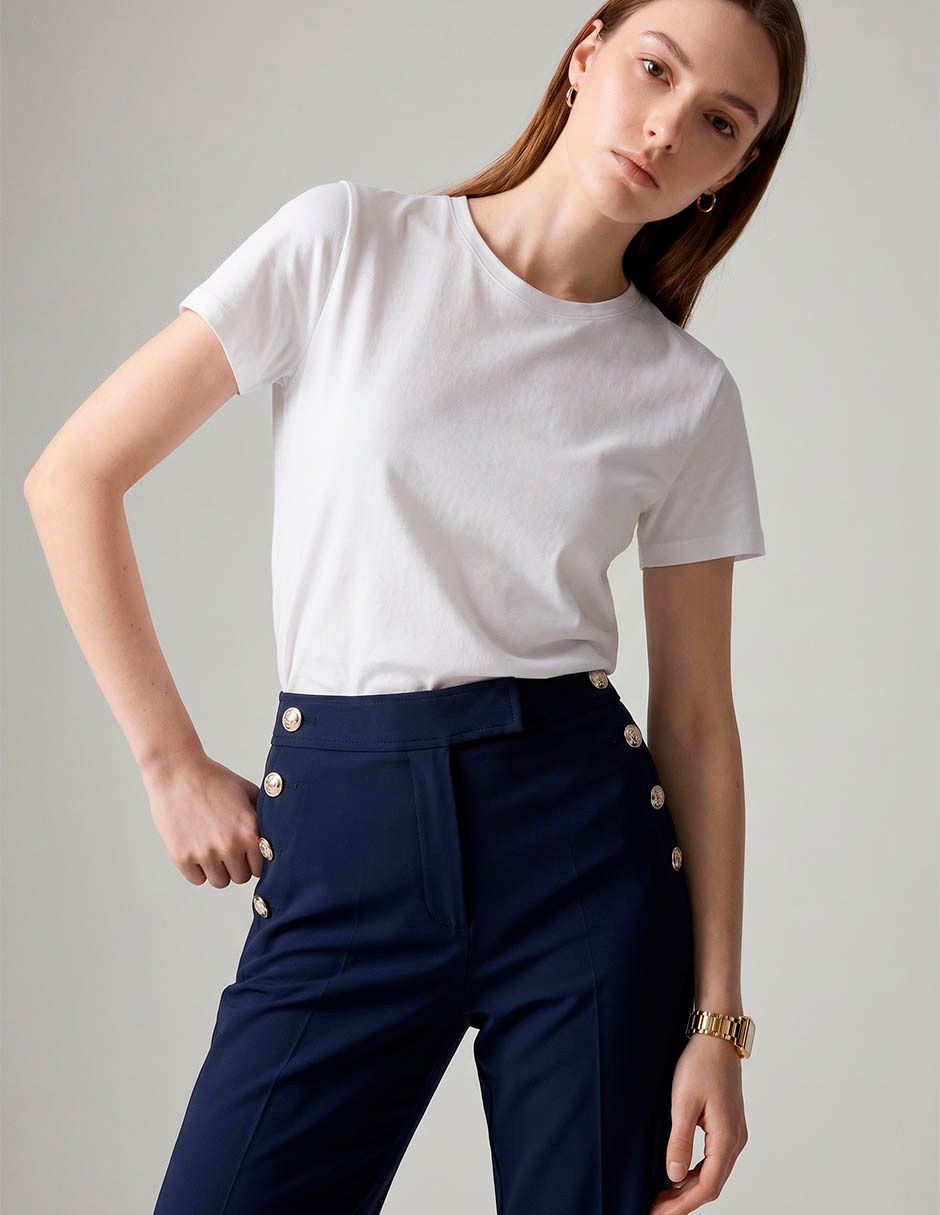 Pantalón Regular Regular Para Mujer 3