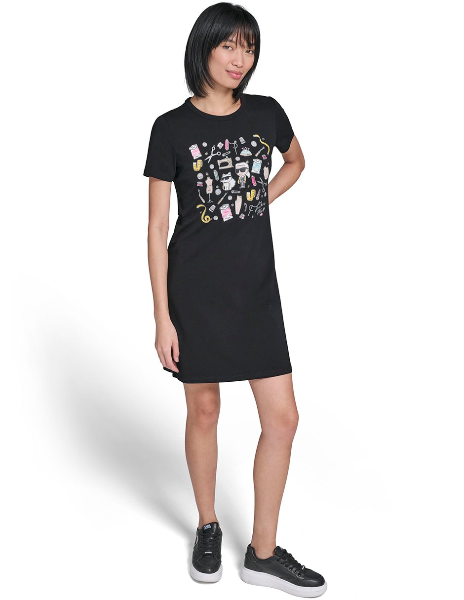 Vestido corto casual para mujer