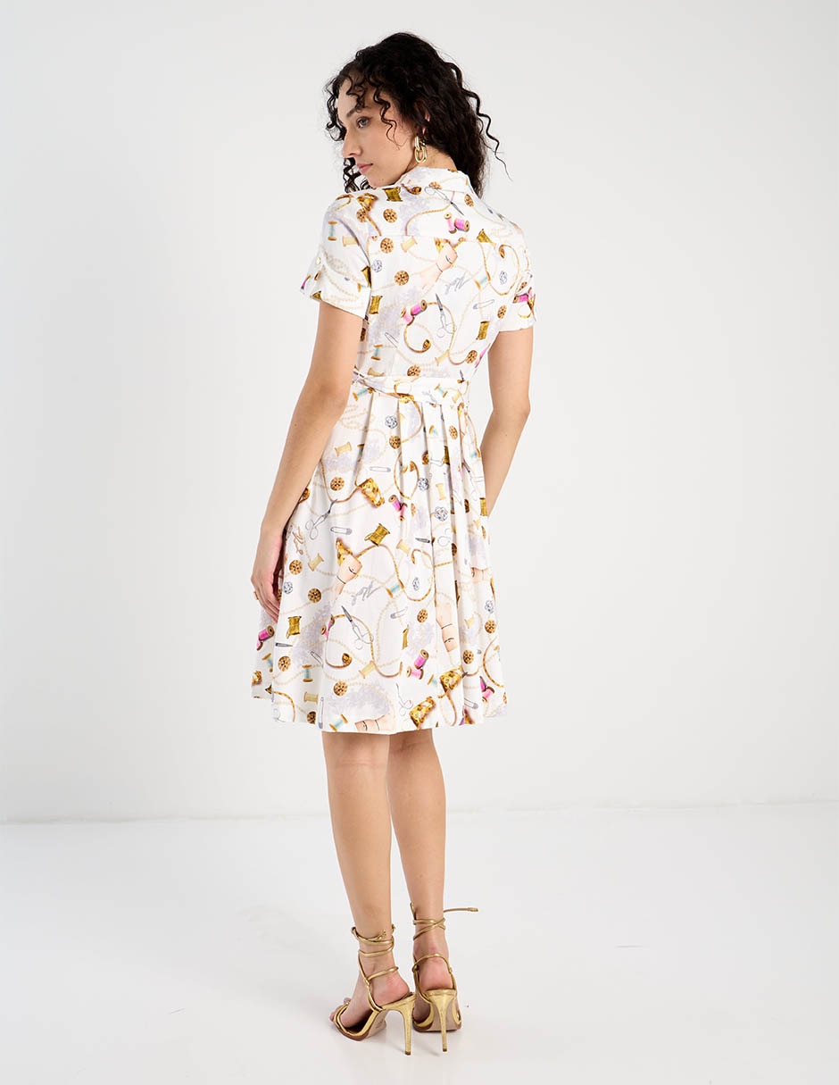 Vestido midi casual para mujer 2