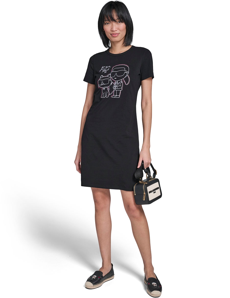 Vestido corto casual para mujer