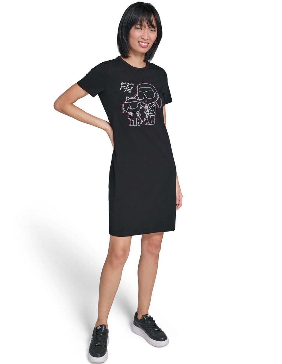 Vestido corto casual para mujer