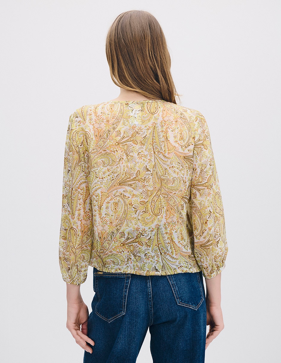 Blusa isola manga 3/4 para mujer