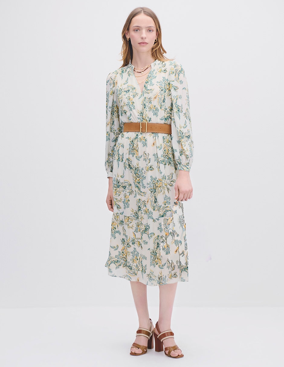 Vestido midi casual para mujer Vestido midi casual para mujer