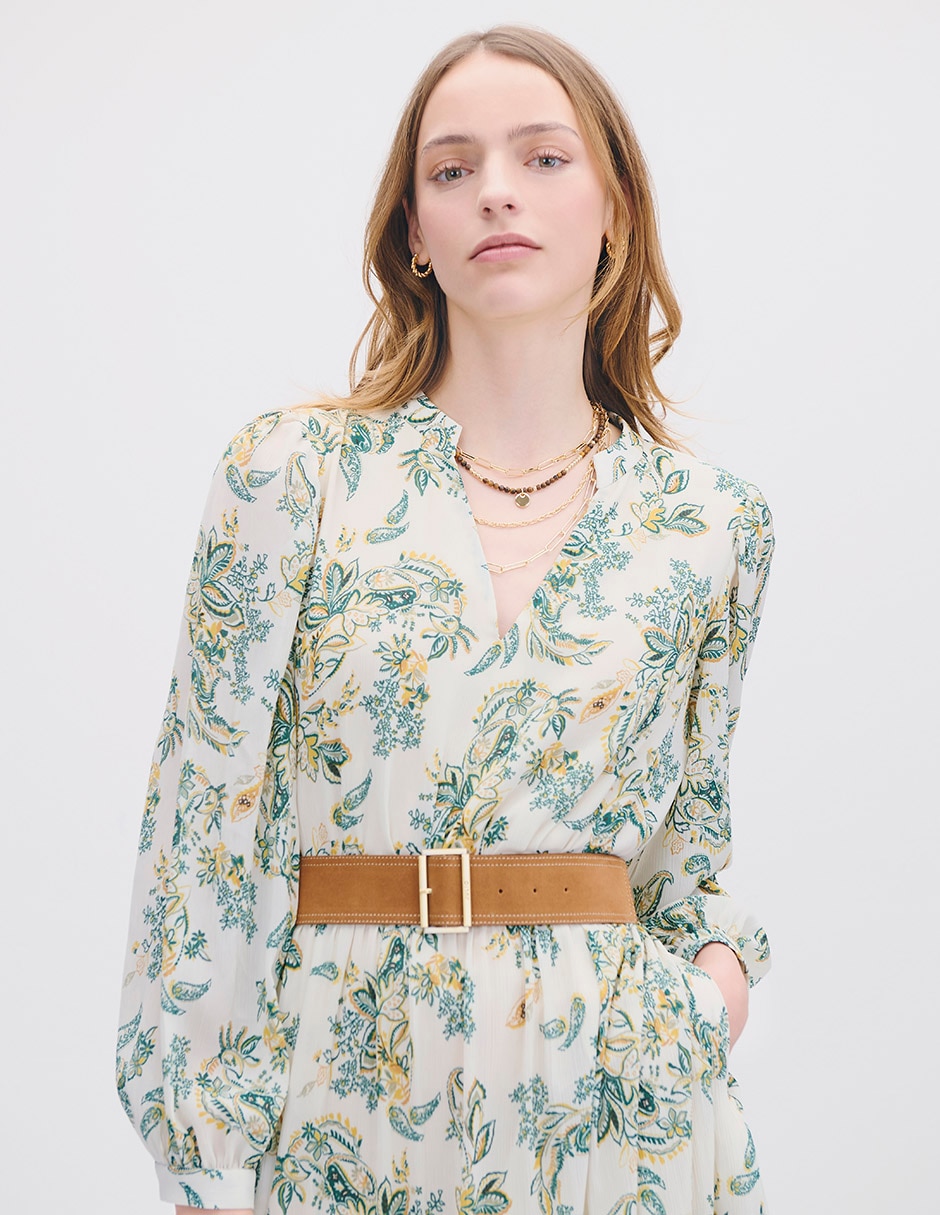 Vestido midi casual para mujer