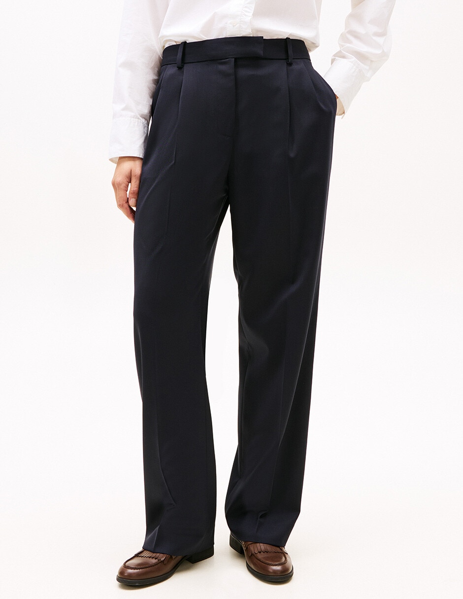 Pantalón chino regular para mujer