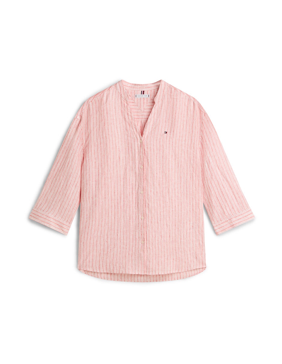 Blusa camisera manga 3/4 para mujer 1