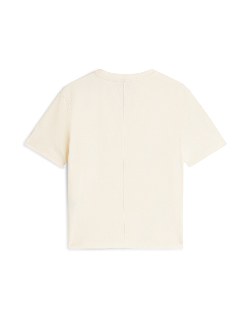 Playera manga corta cuello redondo para mujer 2