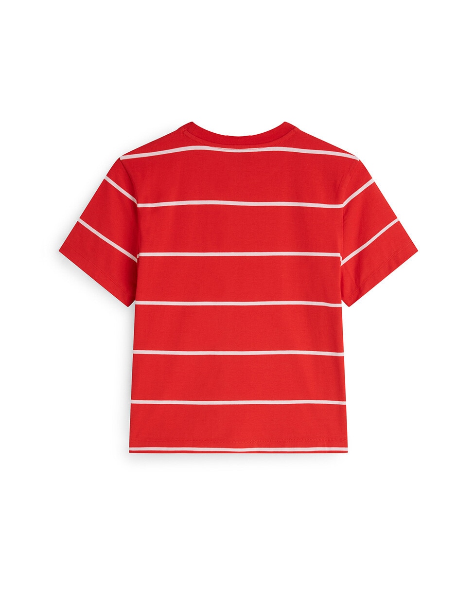 Playera manga corta Tommy Hilfiger cuello redondo para mujer
