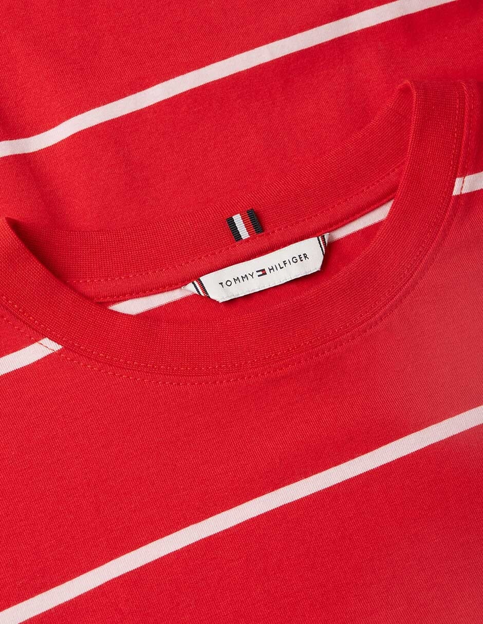 Playera manga corta Tommy Hilfiger cuello redondo para mujer
