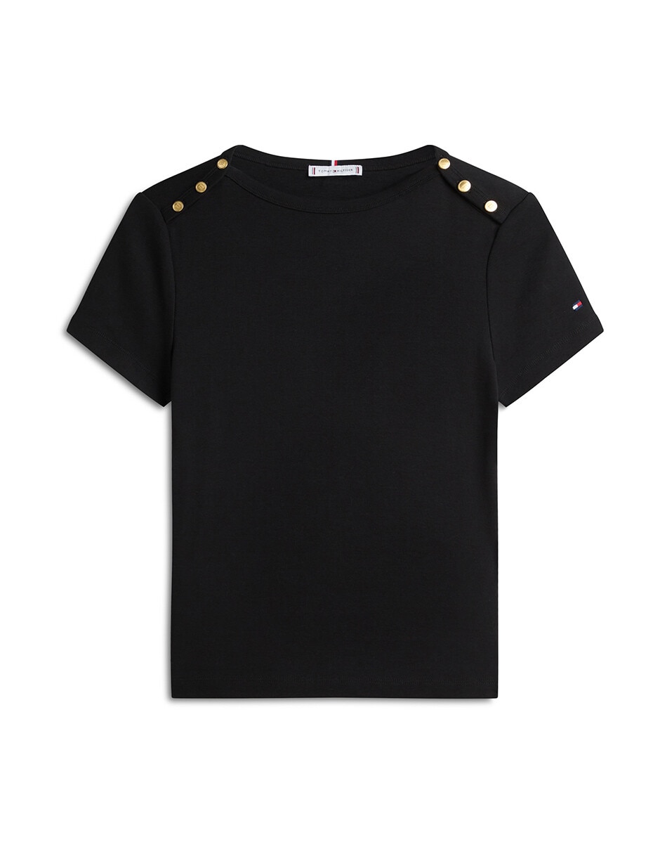 Playera manga corta cuello redondo para mujer Playera manga corta cuello redondo para mujer