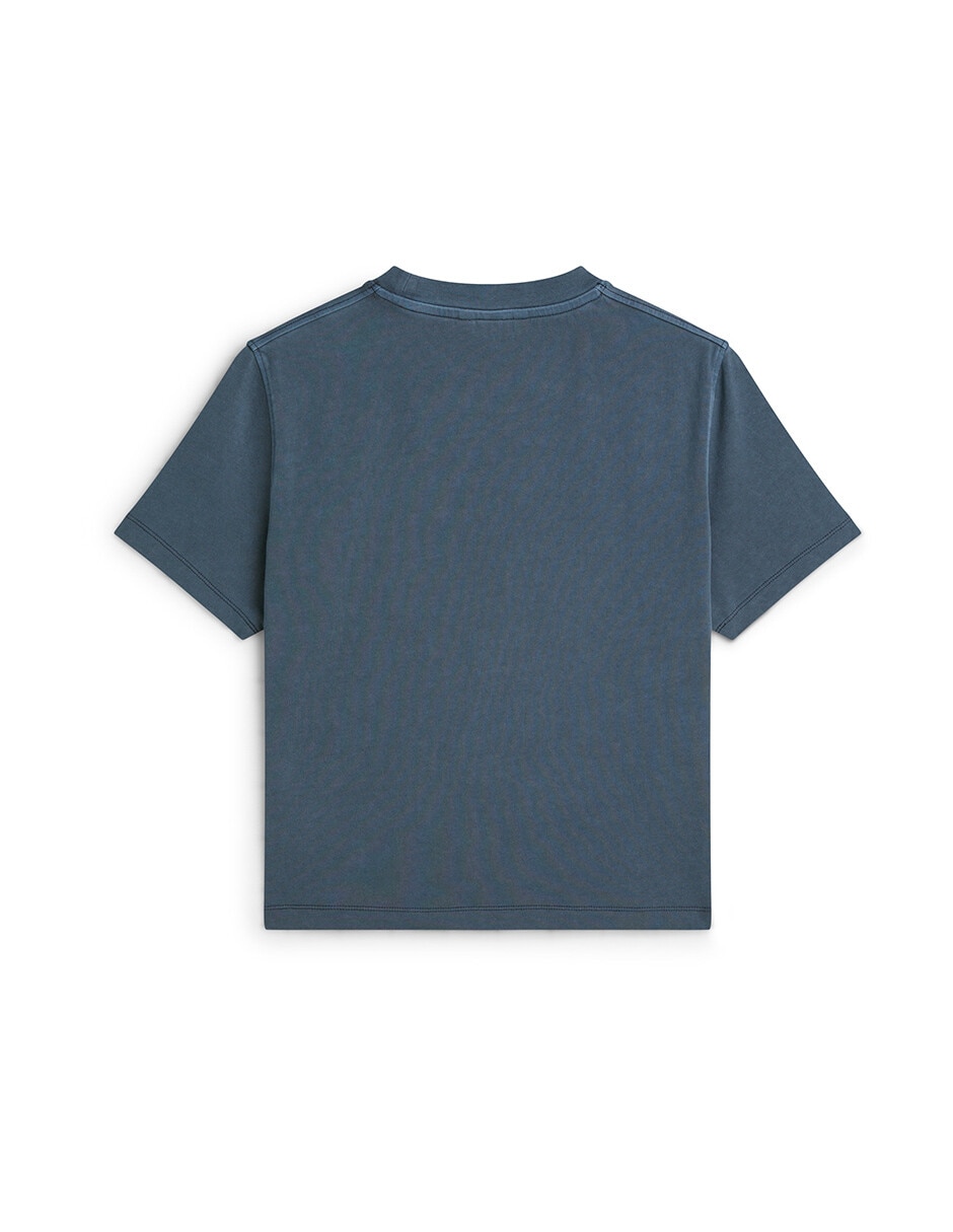 Playera manga corta cuello redondo para mujer 3