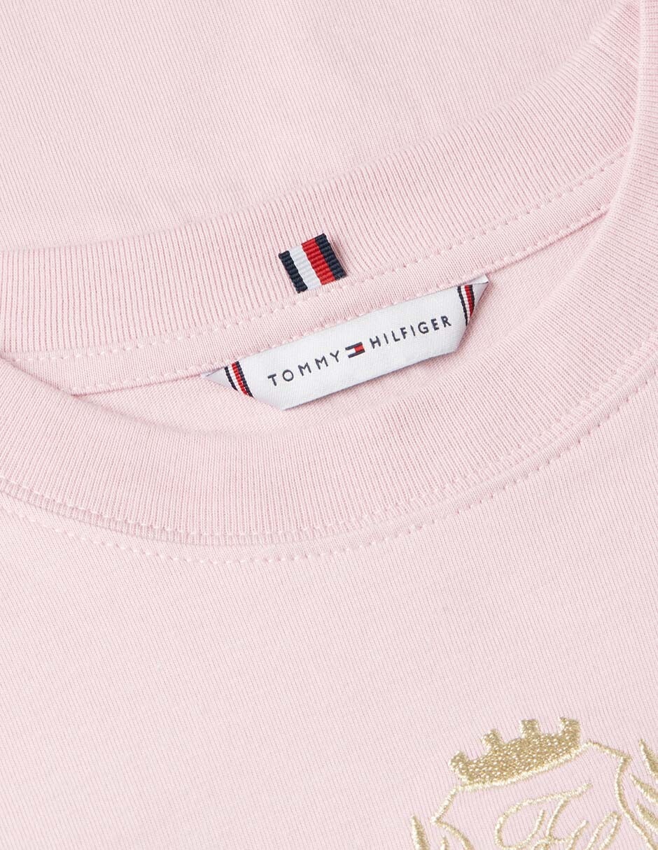 Playera manga corta Tommy Hilfiger cuello redondo para mujer