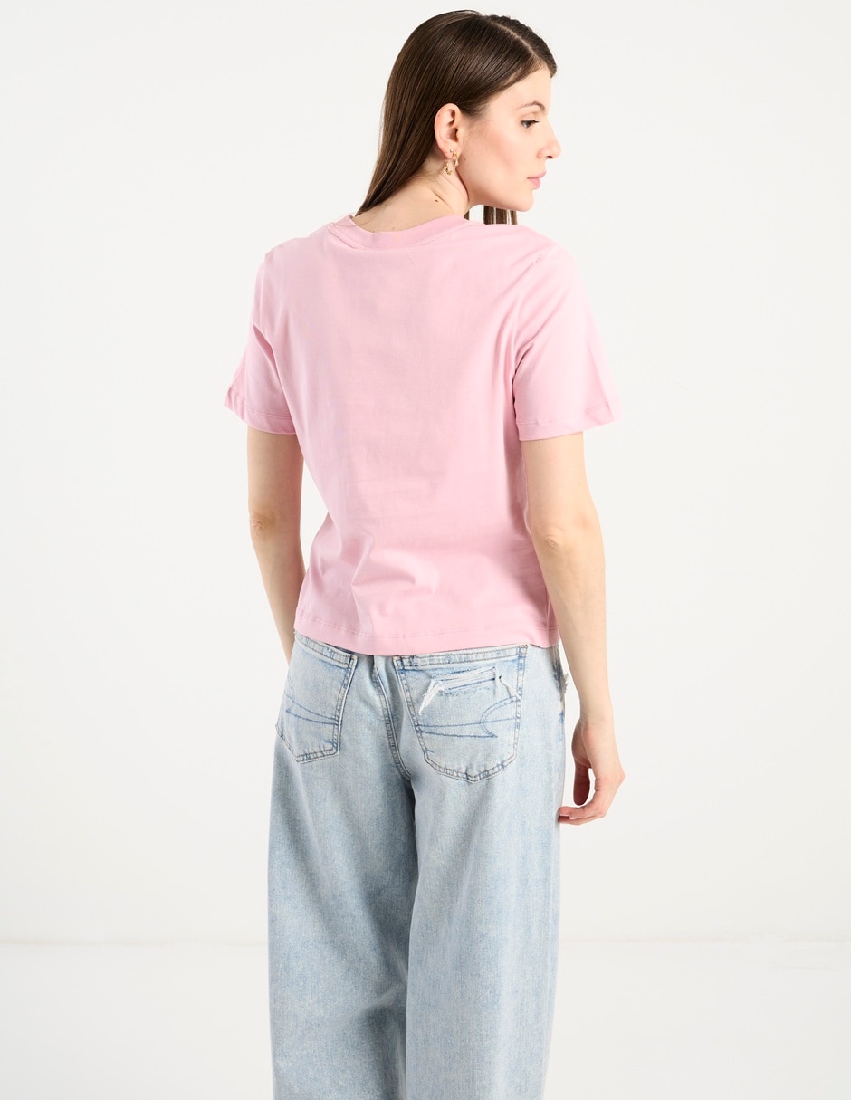 Playera manga corta Tommy Hilfiger cuello redondo para mujer