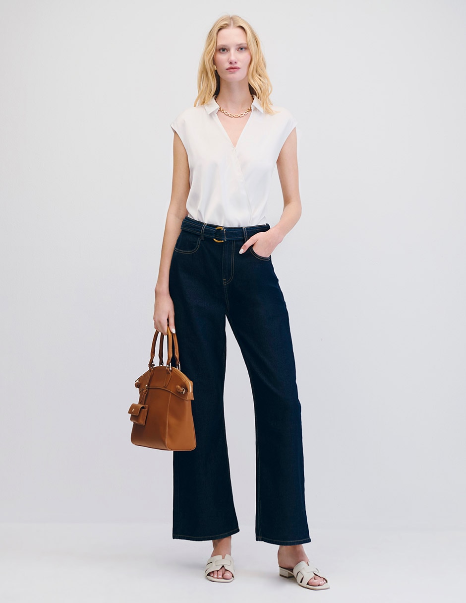 Blusa envolvente para mujer 5