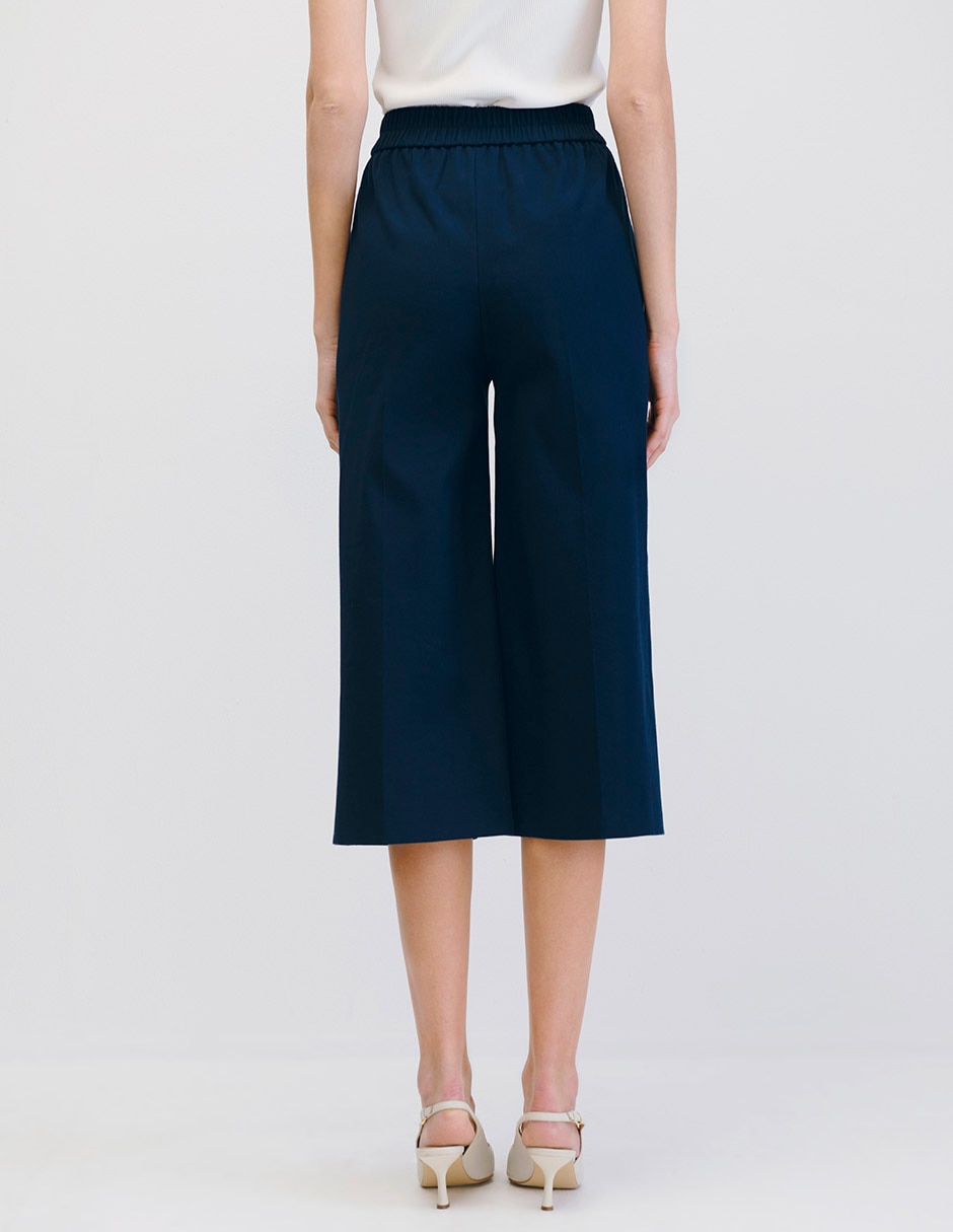 Pantalón coulotte amplio para mujer 4