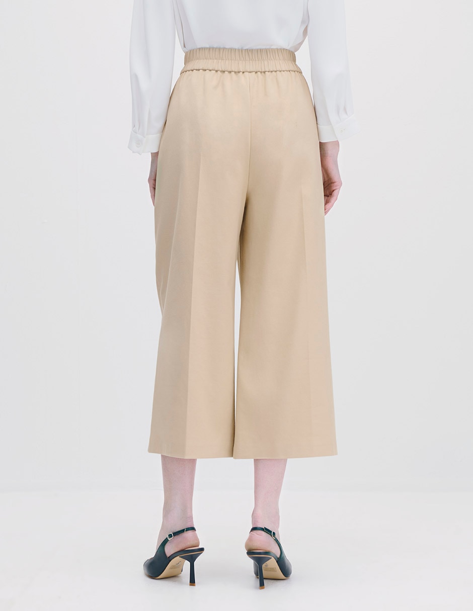 Pantalón coulotte amplio para mujer 3