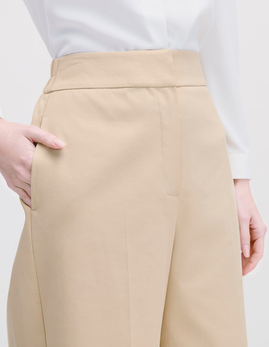 Pantalón coulotte amplio para mujer 2
