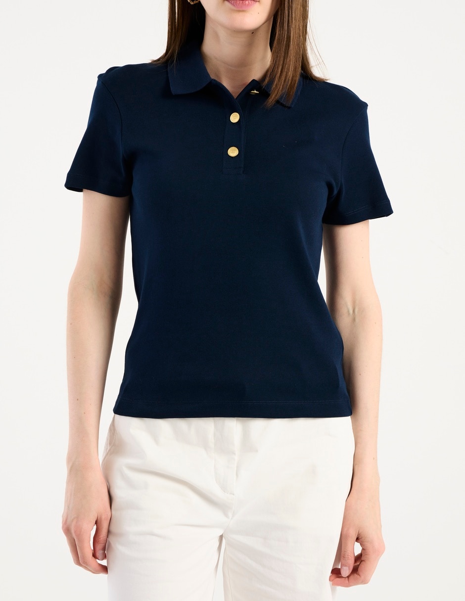 Playera tipo polo para mujer 17