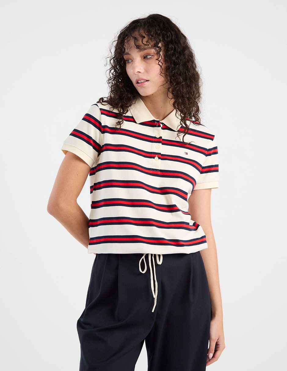 Playera tipo polo para mujer 8