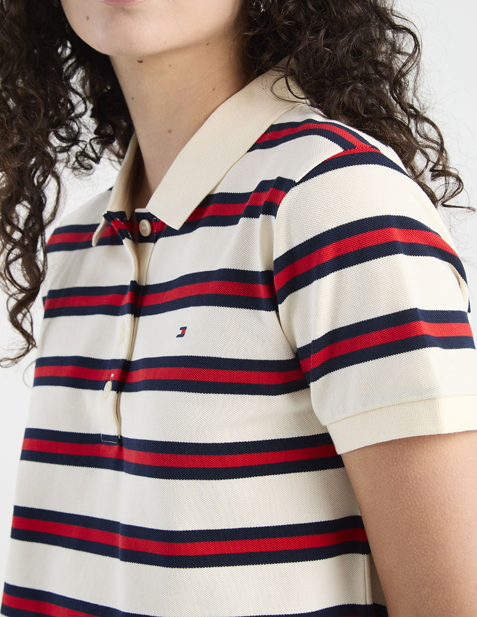 Playera tipo polo para mujer 11