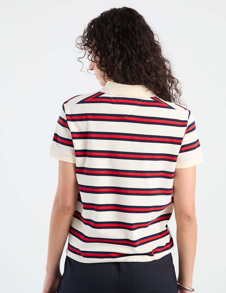 Playera tipo polo para mujer 12
