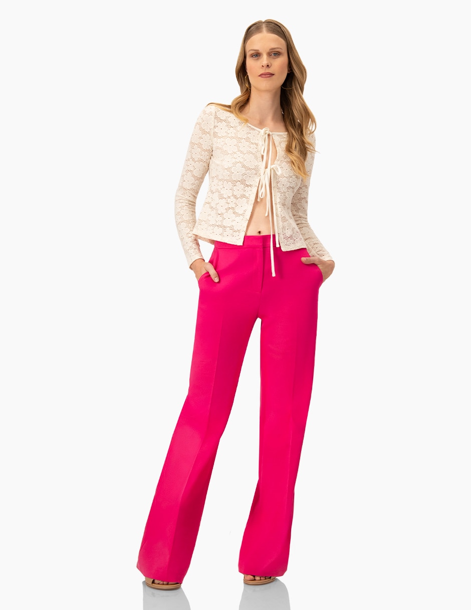 Pantalón acampanado para mujer 2