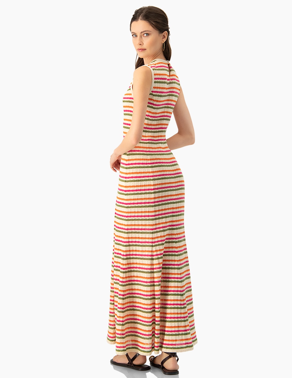 Vestido largo casual para mujer 5