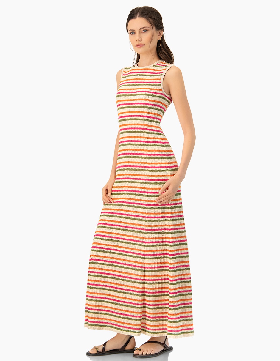Vestido largo casual para mujer