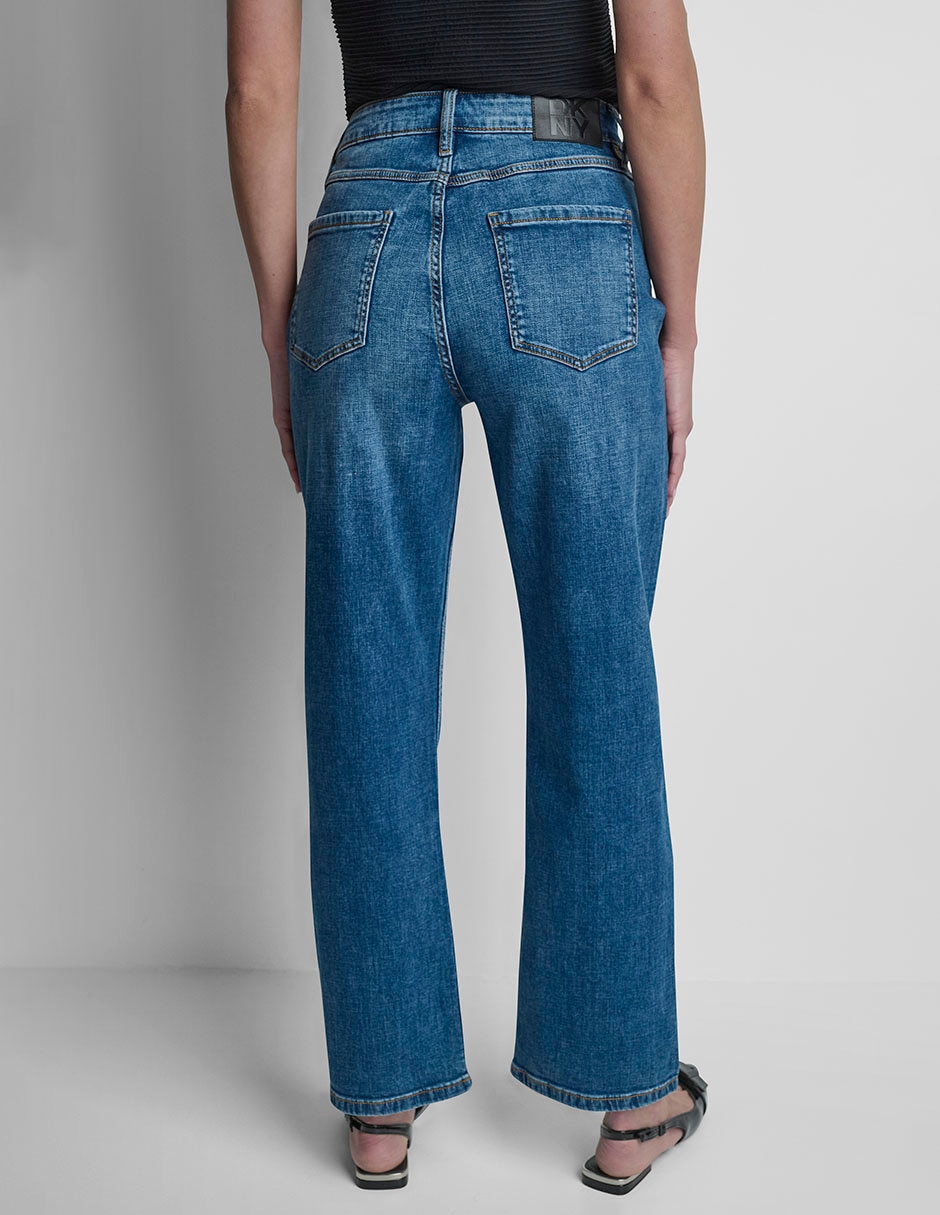 Jeans straight para mujer 4