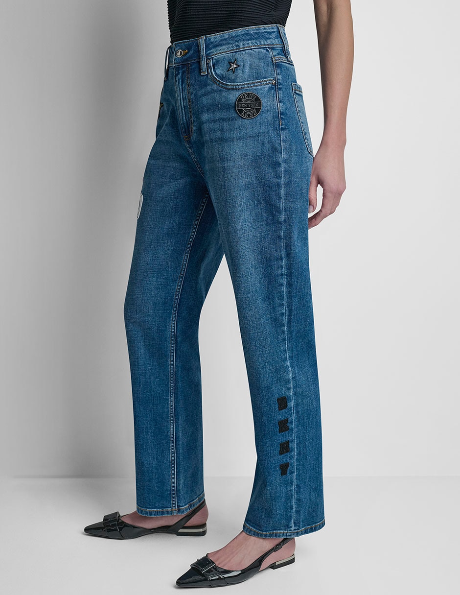 Jeans straight para mujer 3