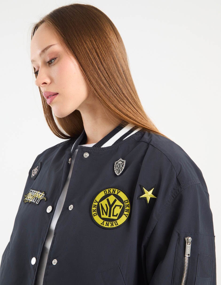Chamarra bomber dkny p6bj1eid para mujer