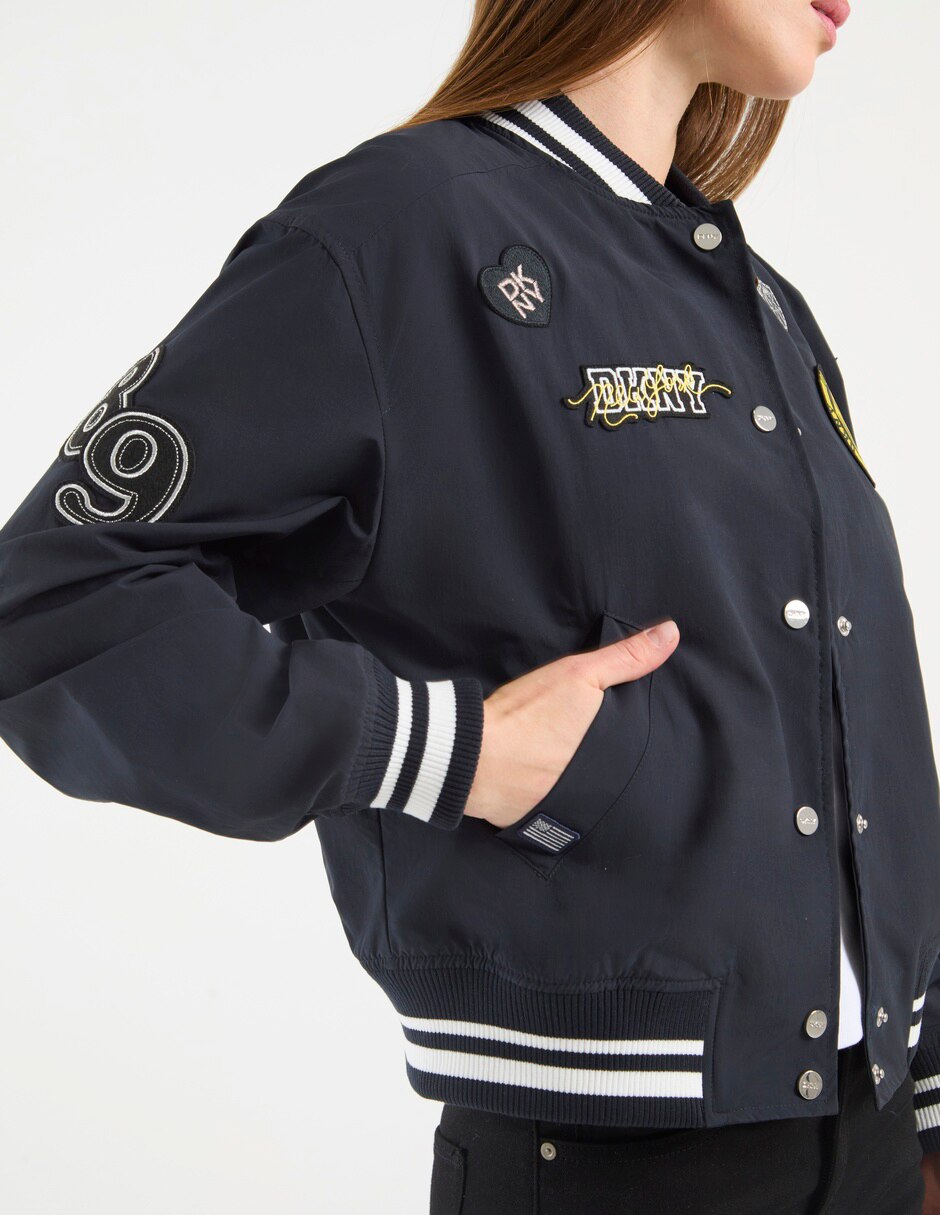 Chamarra bomber dkny p6bj1eid para mujer
