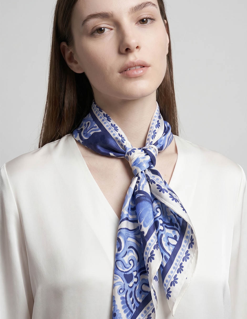 Pashmina de seda para mujer