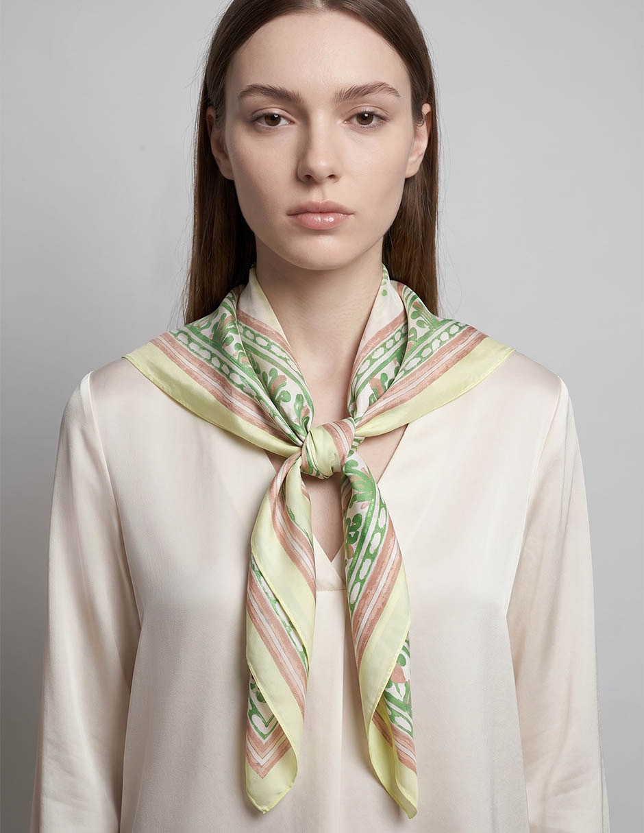 Pashmina de seda para mujer