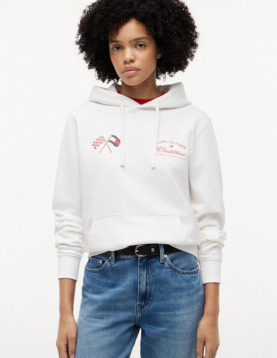 Sudadera con capucha Cadillac F1 para mujer