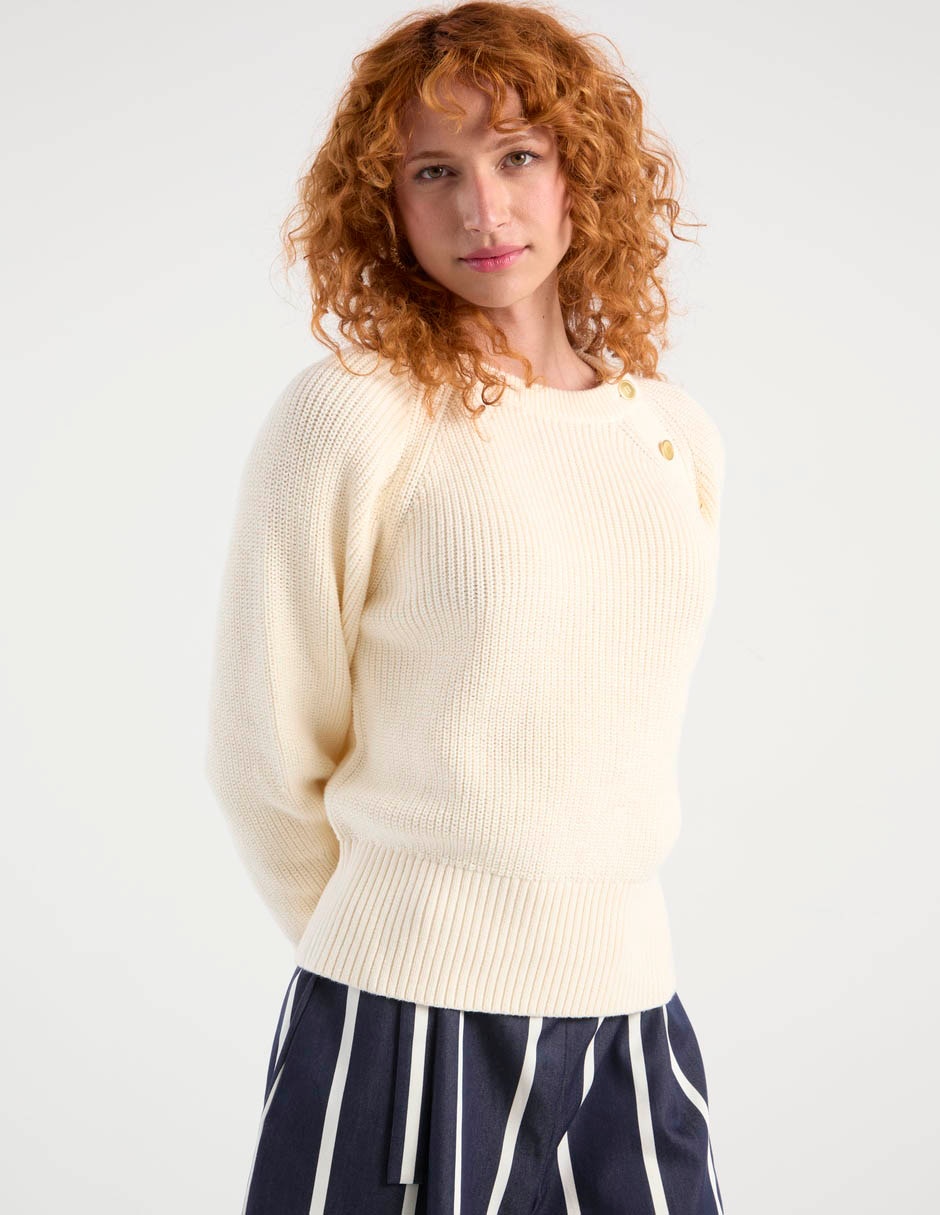 Suéter Hilfiger cuello redondo para mujer Suéter Hilfiger cuello redondo para mujer