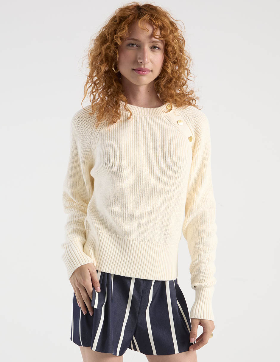 Suéter Hilfiger cuello redondo para mujer 5