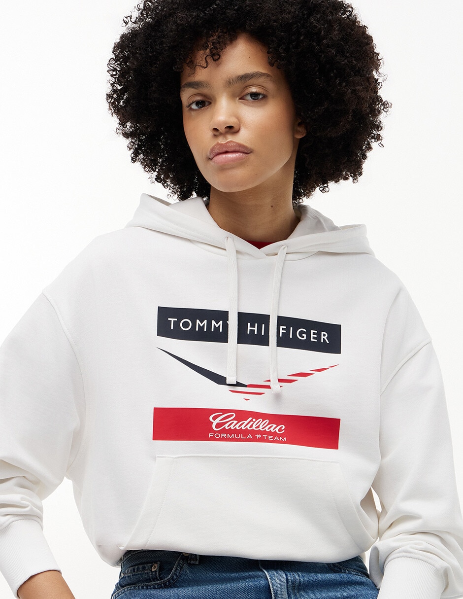 Sudadera con capucha Cadillac F1 para mujer