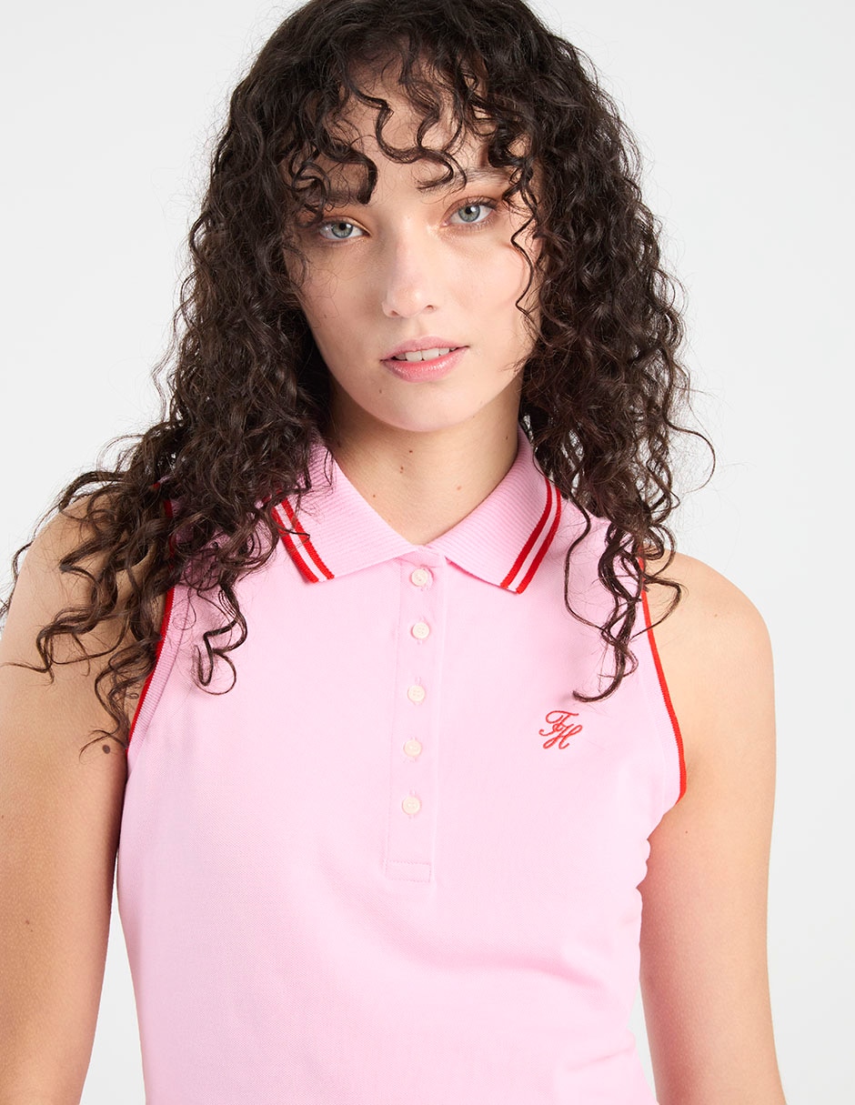 Playera tipo polo para mujer 4