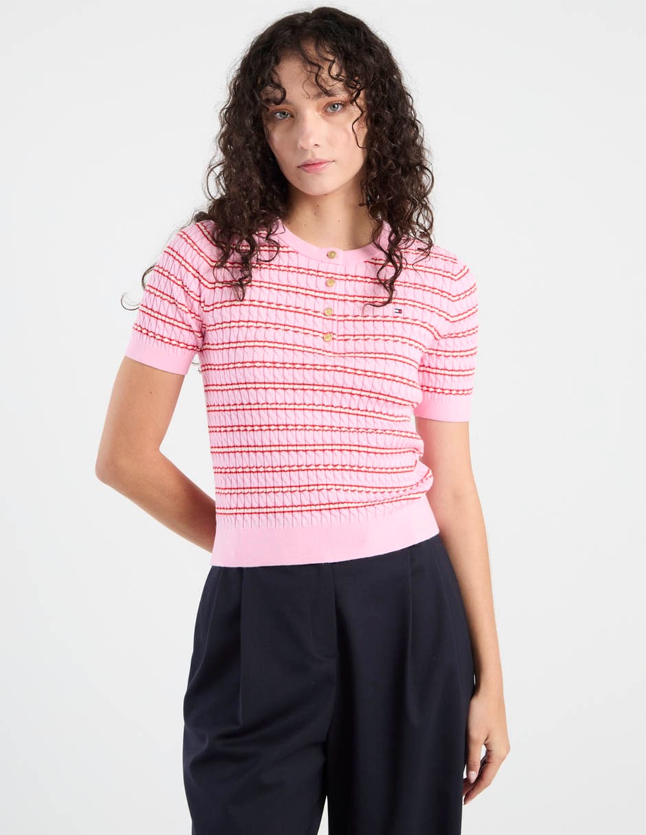 Suéter Hilfiger cuello redondo para mujer