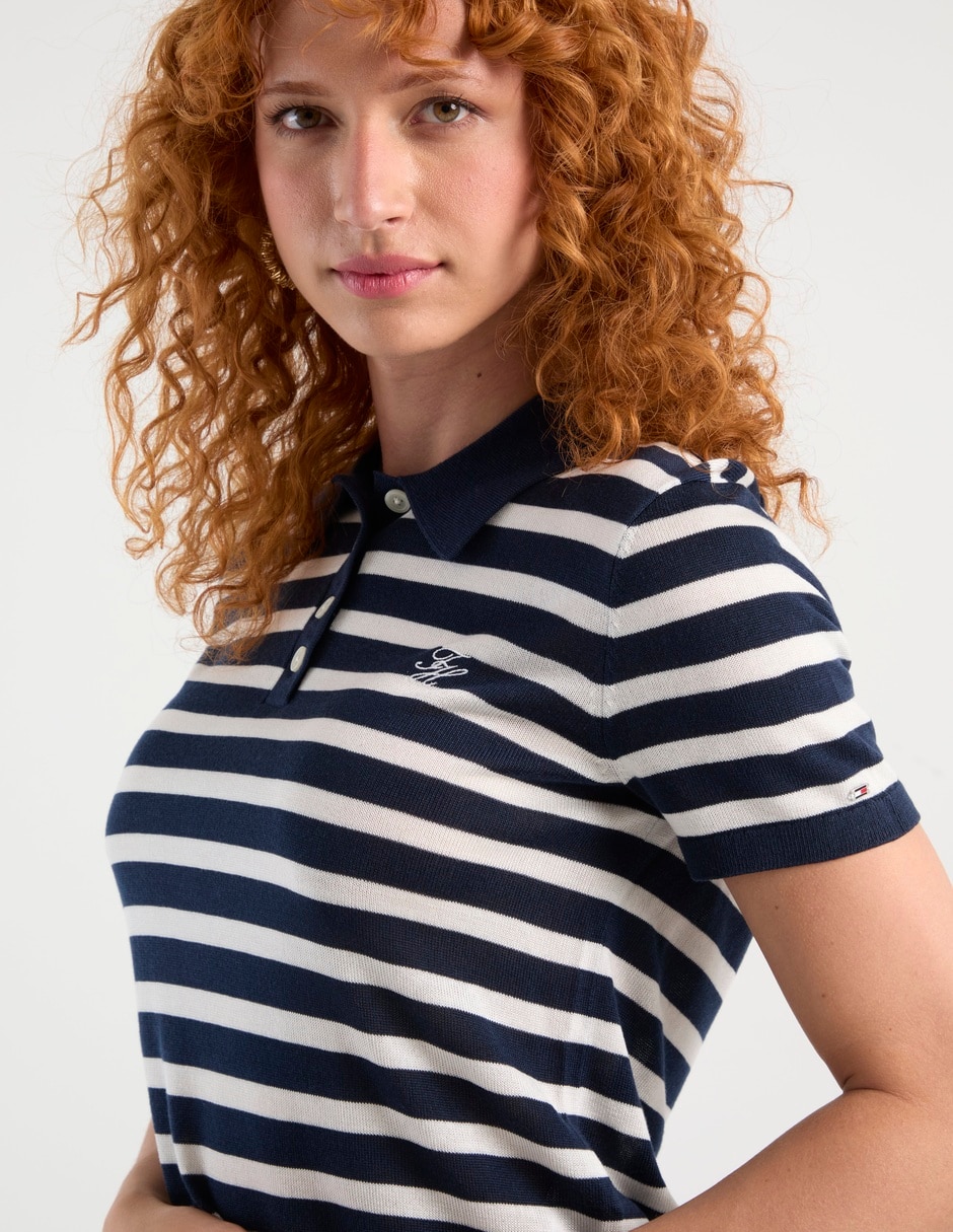 Suéter cuello polo para mujer 3