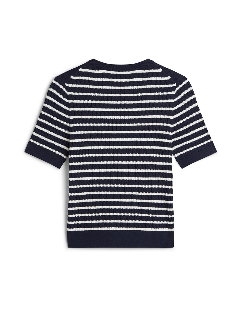 Suéter cuello redondo para mujer 9