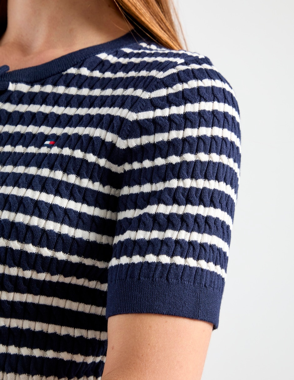 Suéter cuello redondo para mujer 5