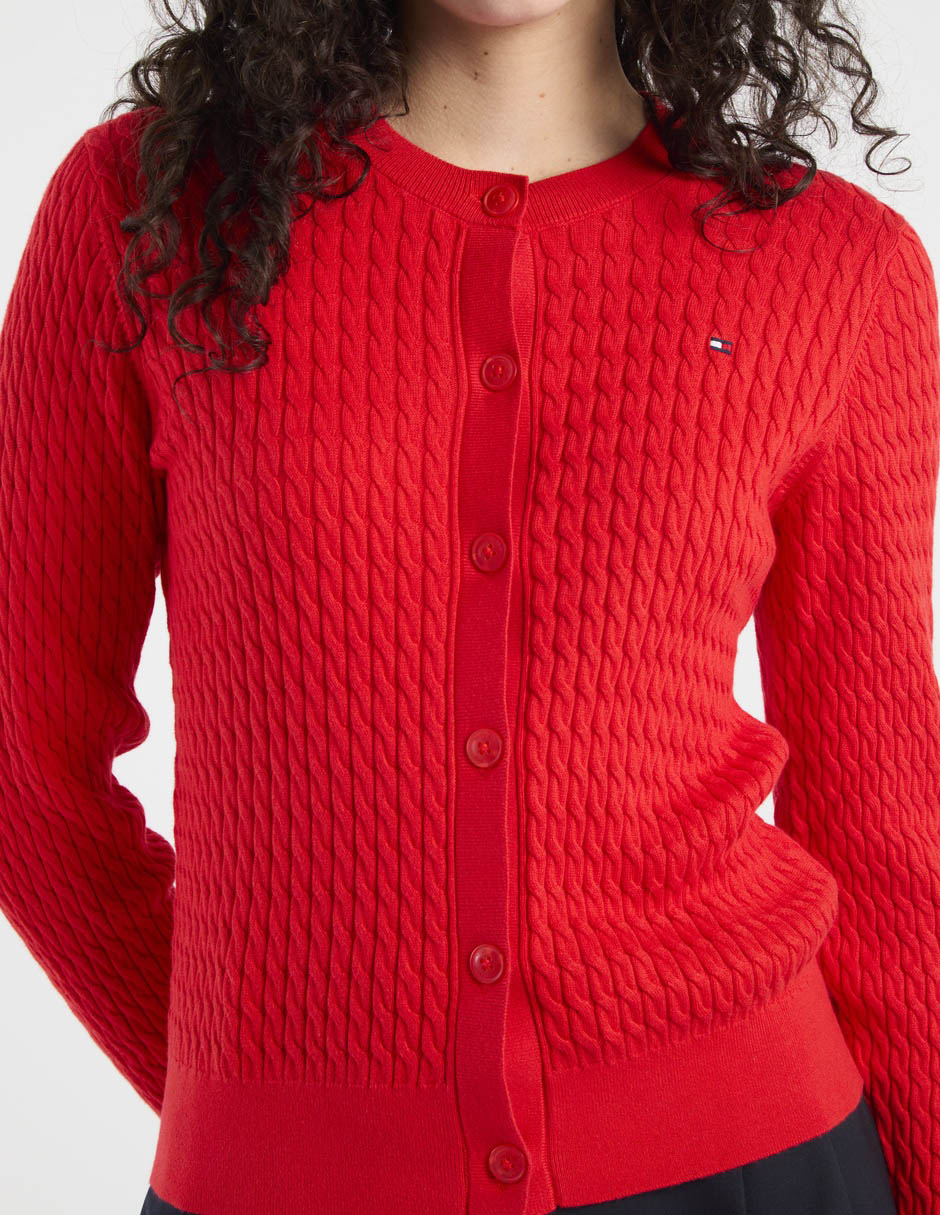 Suéter Hilfiger cuello con botón para mujer 10