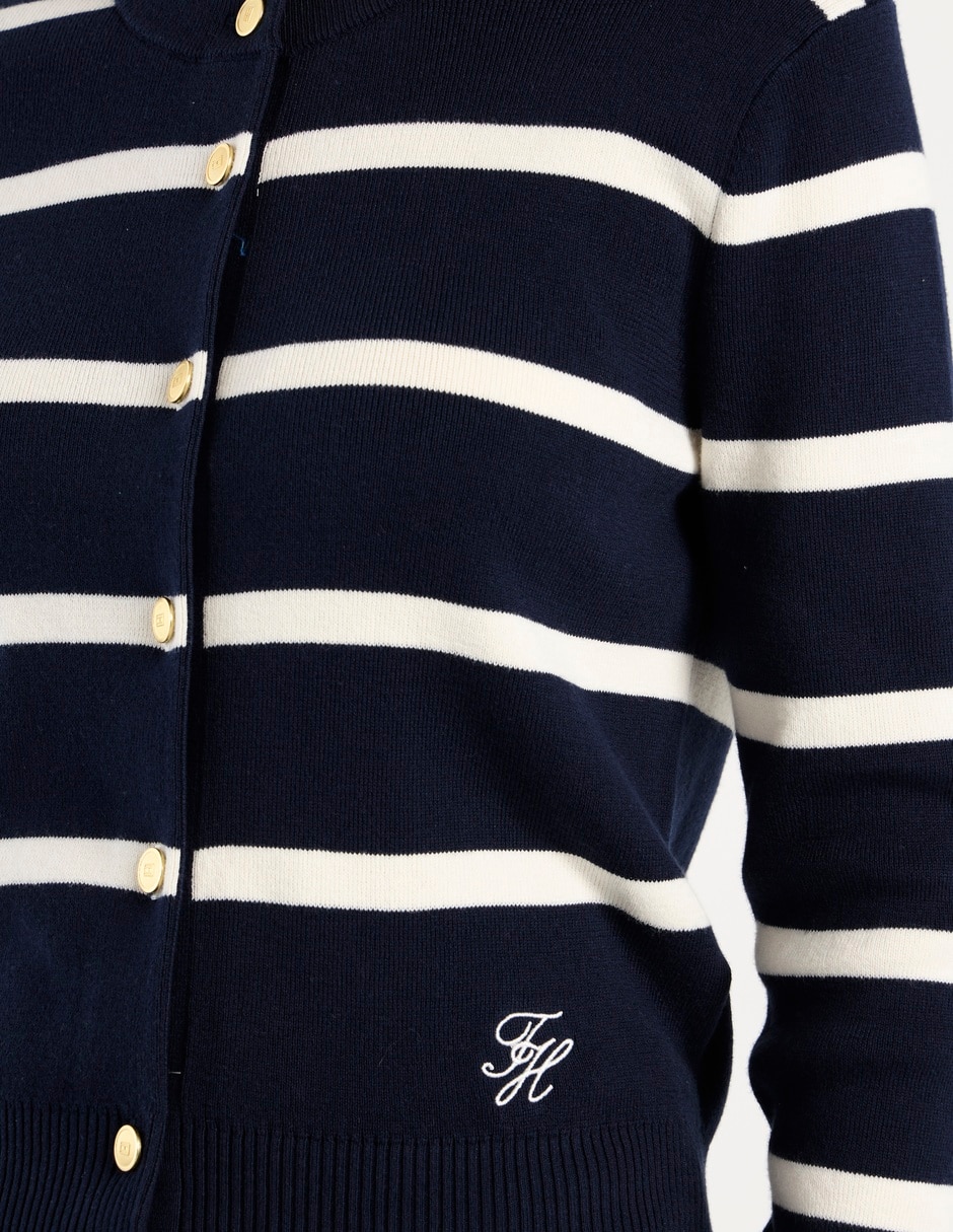 Suéter Hilfiger cuello con botón para mujer 10