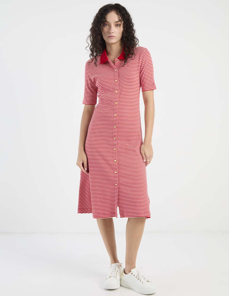Vestido 3/4 casual Hilfiger para mujer 1