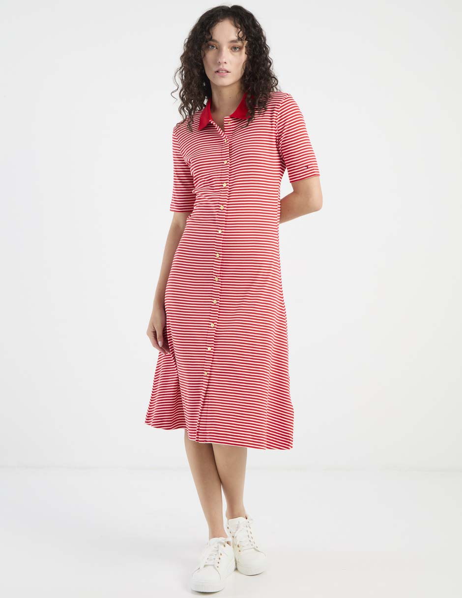 Vestido 3/4 casual Hilfiger para mujer 7